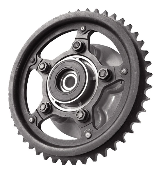 Motorcycle sprocket carrier assembly